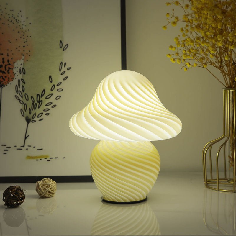 Vintage Murano Mushroom Lamp
