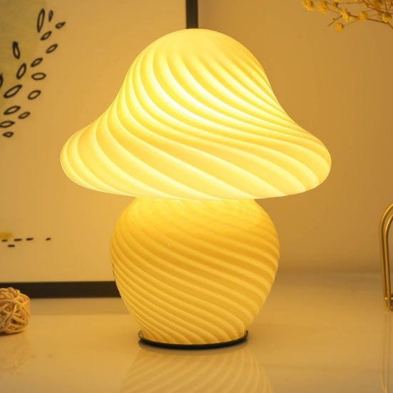 Vintage Murano Mushroom Lamp