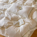 Vintage Sage Green and White Bedding Set