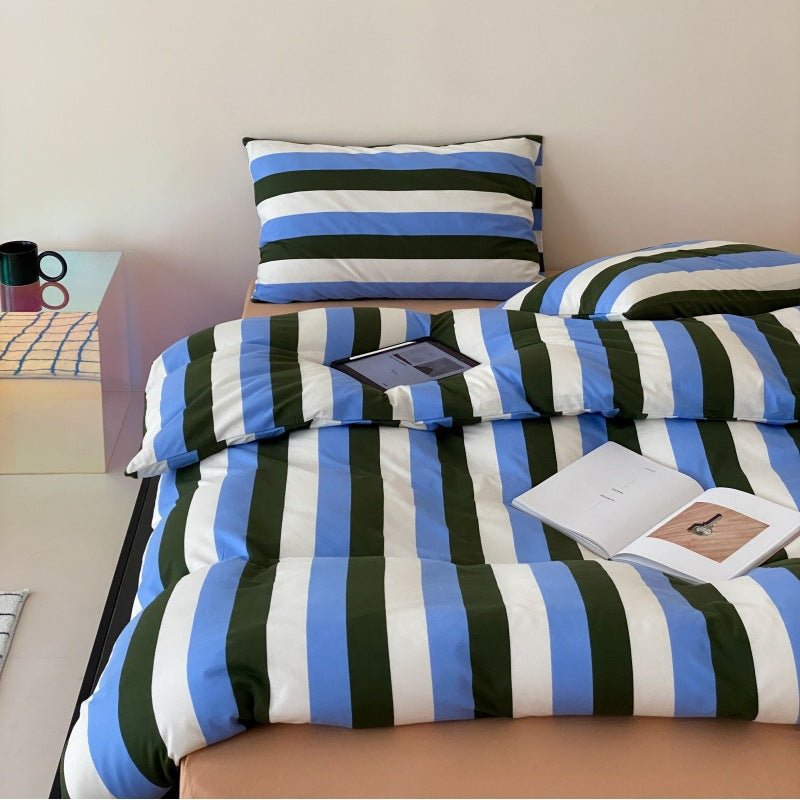 Vivid Striped Bedding Set