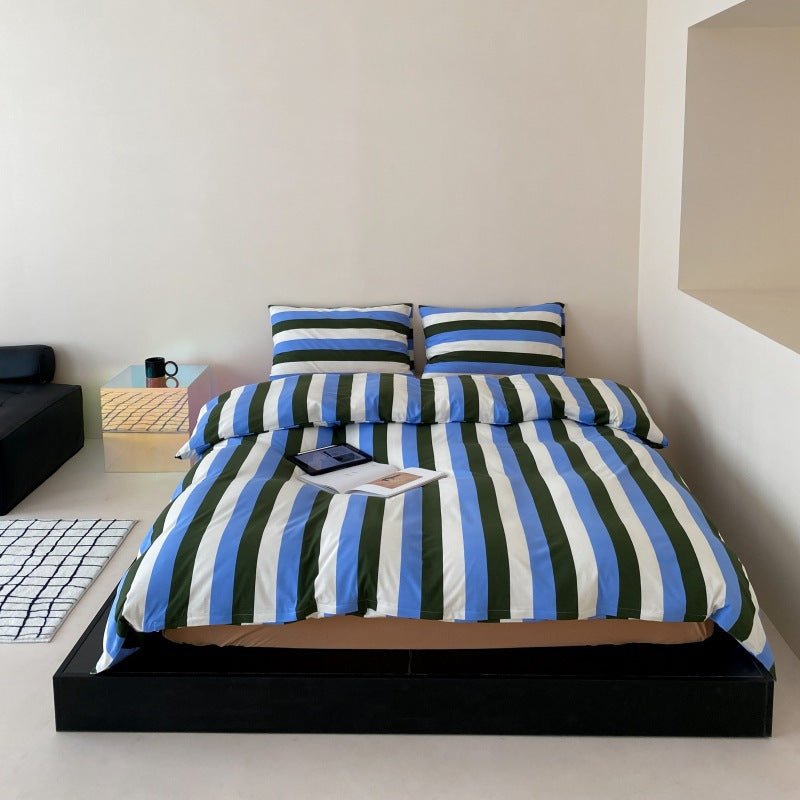 Vivid Striped Bedding Set