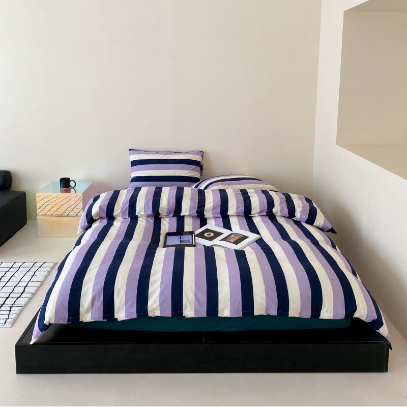 Vivid Striped Bedding Set