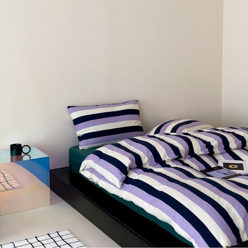 Vivid Striped Bedding Set