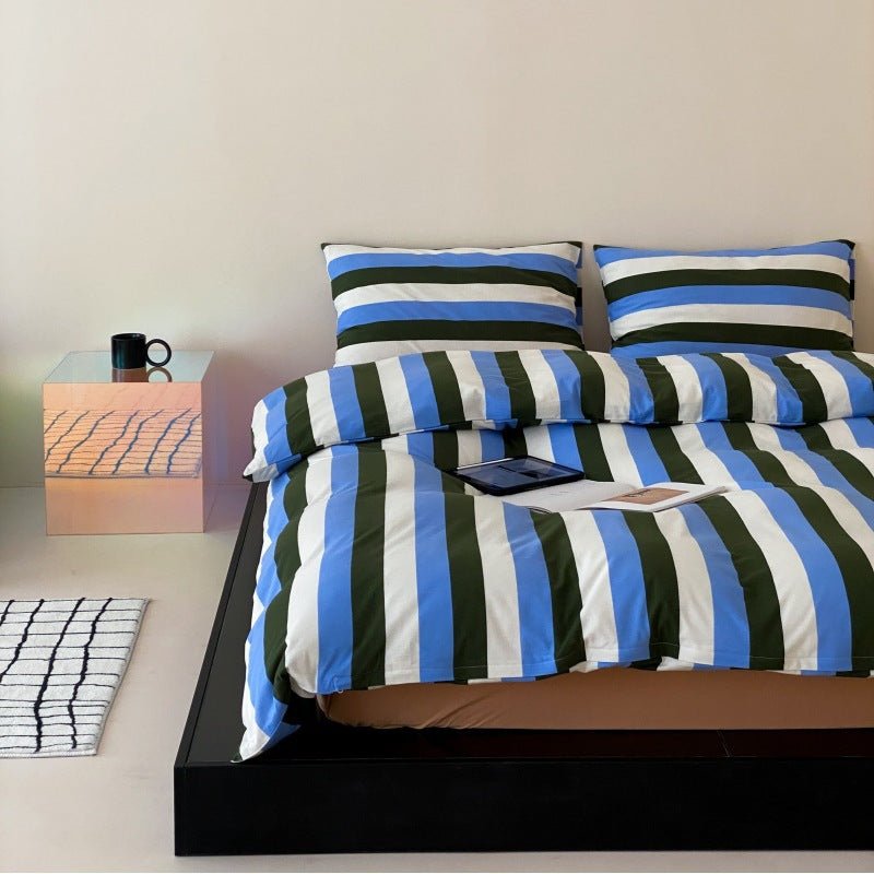 Vivid Striped Bedding Set