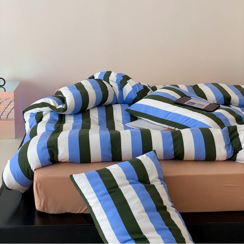 Vivid Striped Bedding Set