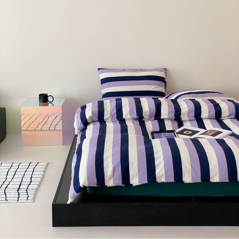Vivid Striped Bedding Set