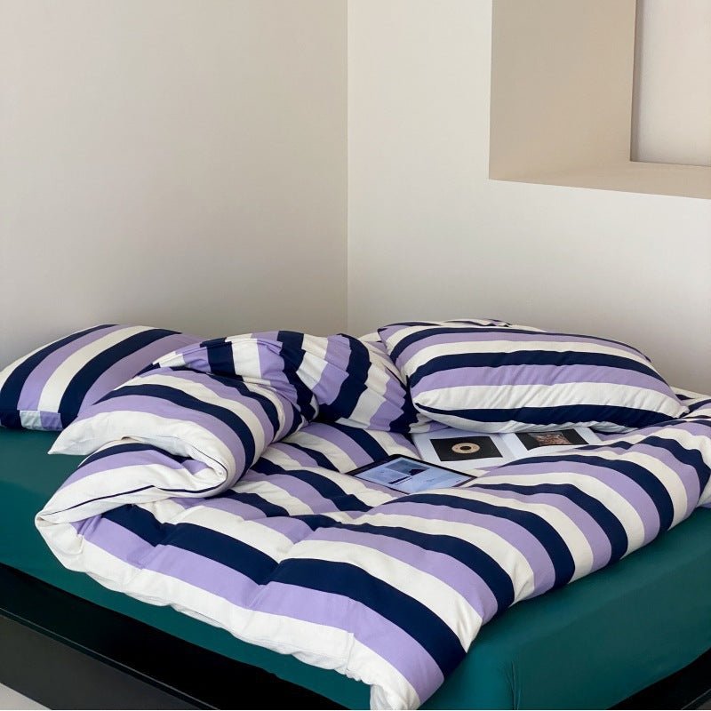 Vivid Striped Bedding Set