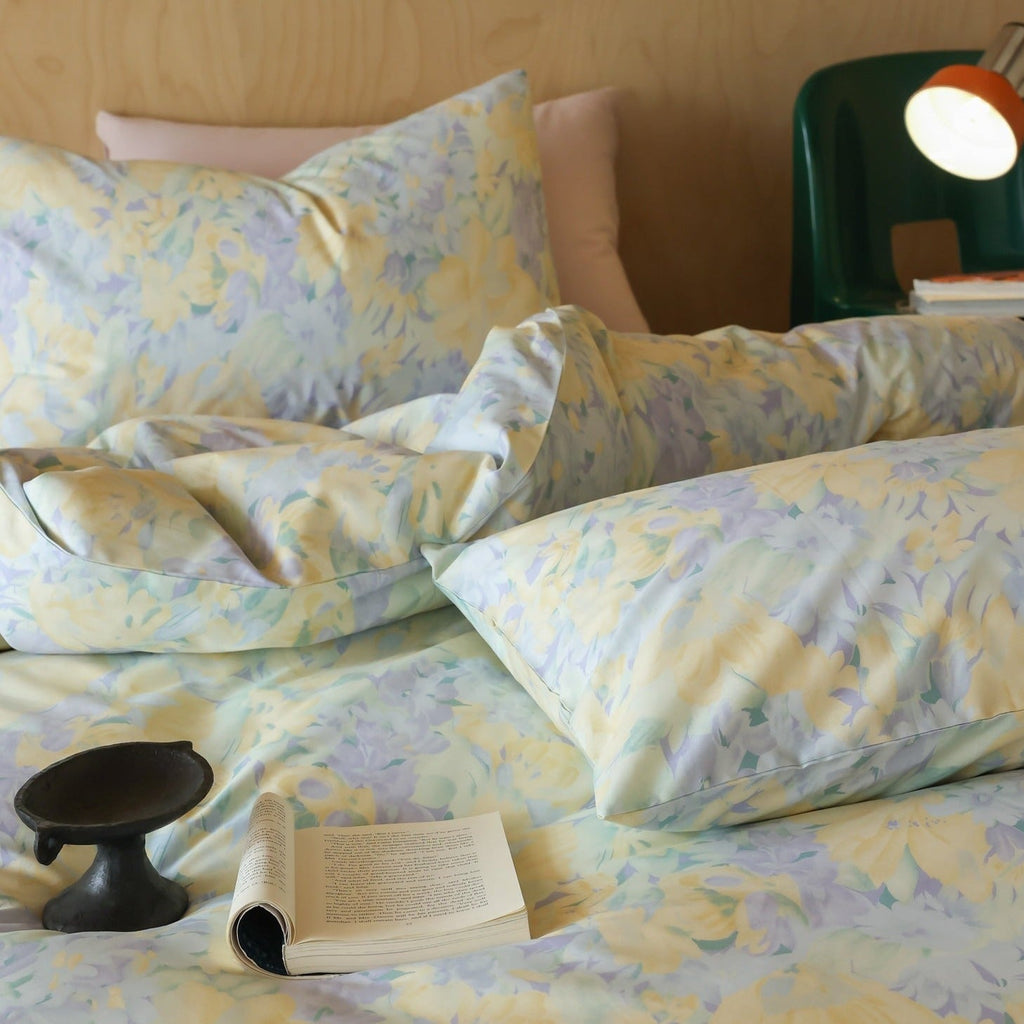 Watercolour Flower Shades Bedding Set