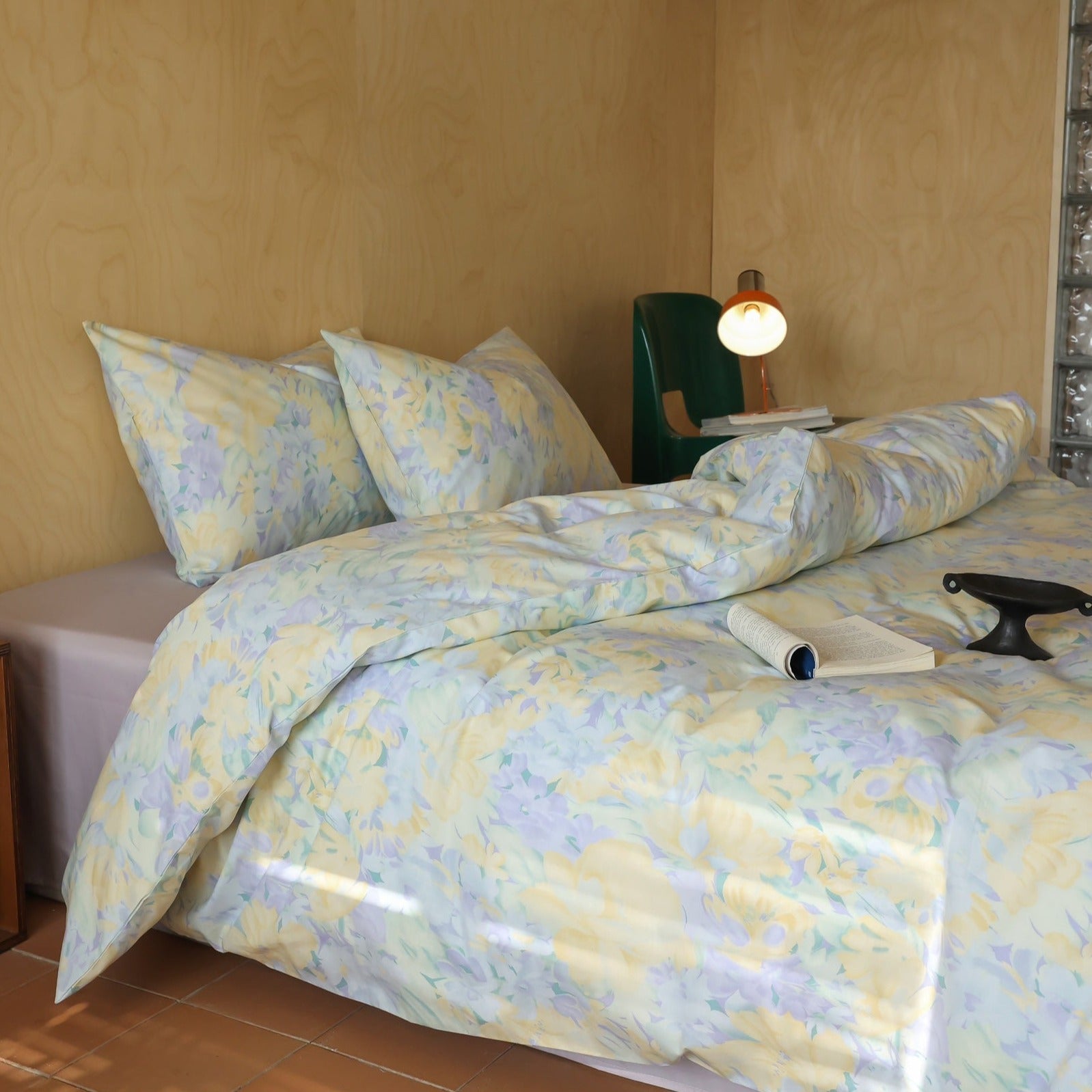 Watercolour Flower Shades Bedding Set
