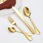 Abu Dhabi Gold Luxury Stainless Steel Cutlery Set