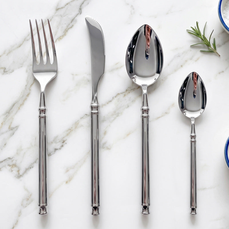 Helena Silver Luxury Stainless Steel Cutlery Set