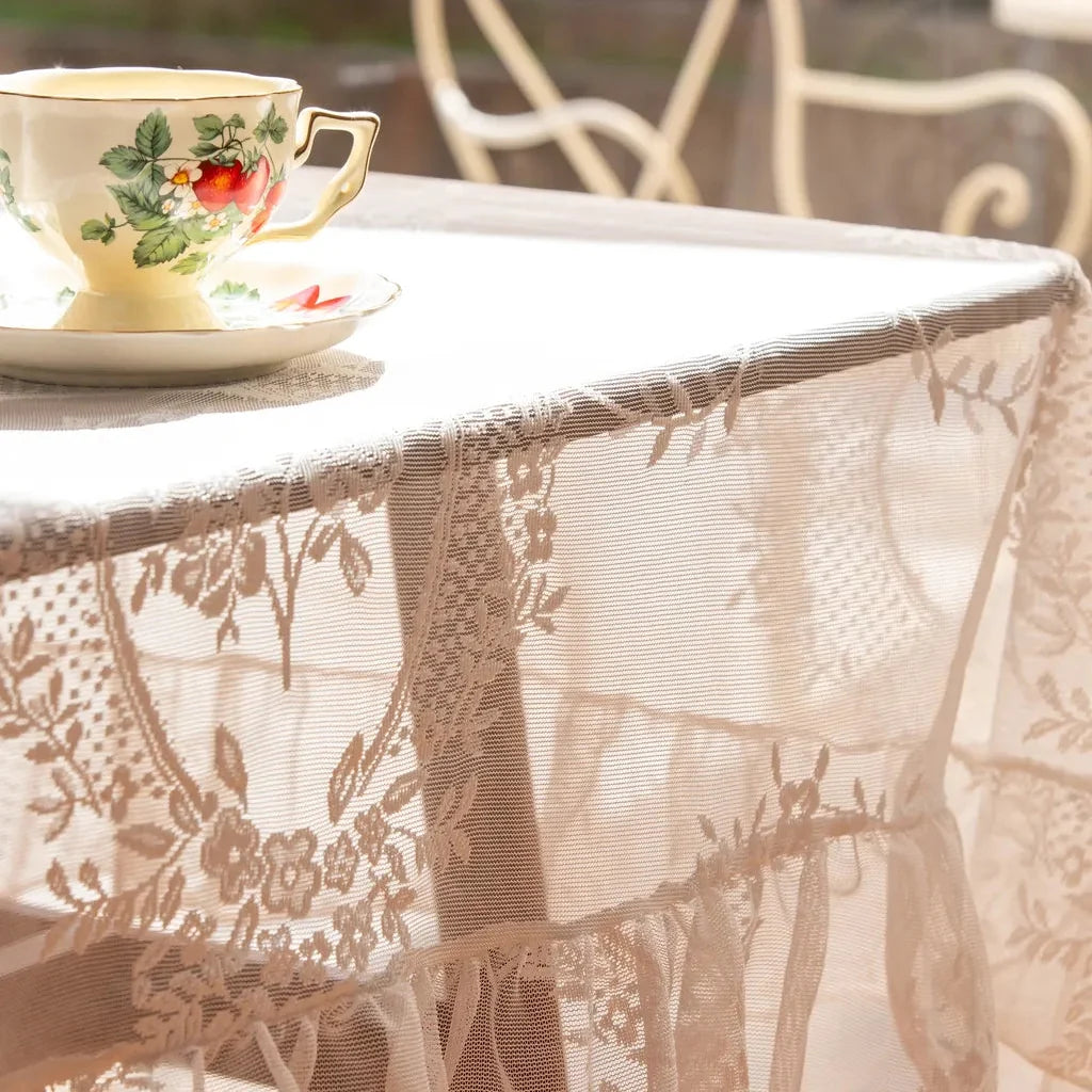 Whimsical Lace Tablecloth