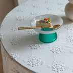 White Blossom Embroidered Lace Table Cloth