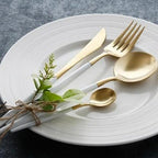 White Dipped Cutlery Set