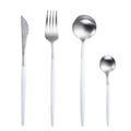 White Dipped Cutlery Set
