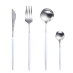 White Dipped Cutlery Set