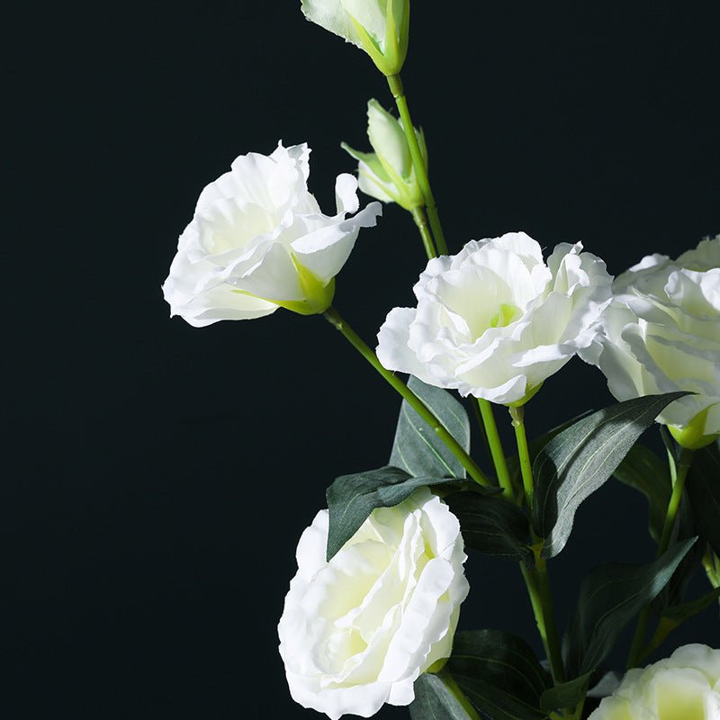White Lisianthus Faux Flower