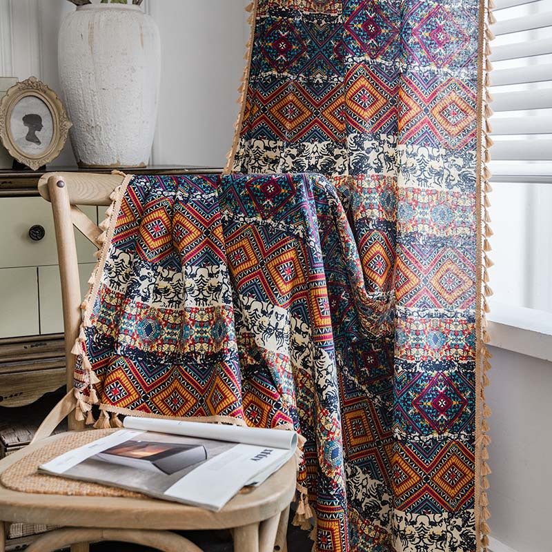 Wild Dreams Patterned Curtain