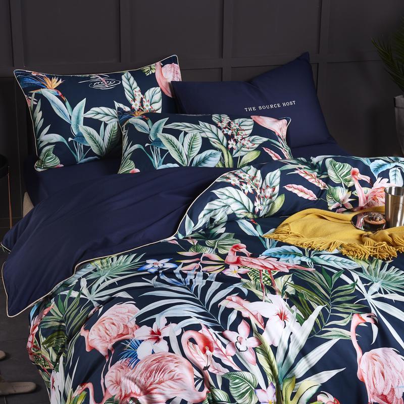 Wild Flamingo Bedding Quilt Cover Sets