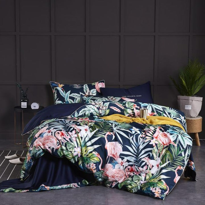 Wild Flamingo Bedding Quilt Cover Sets