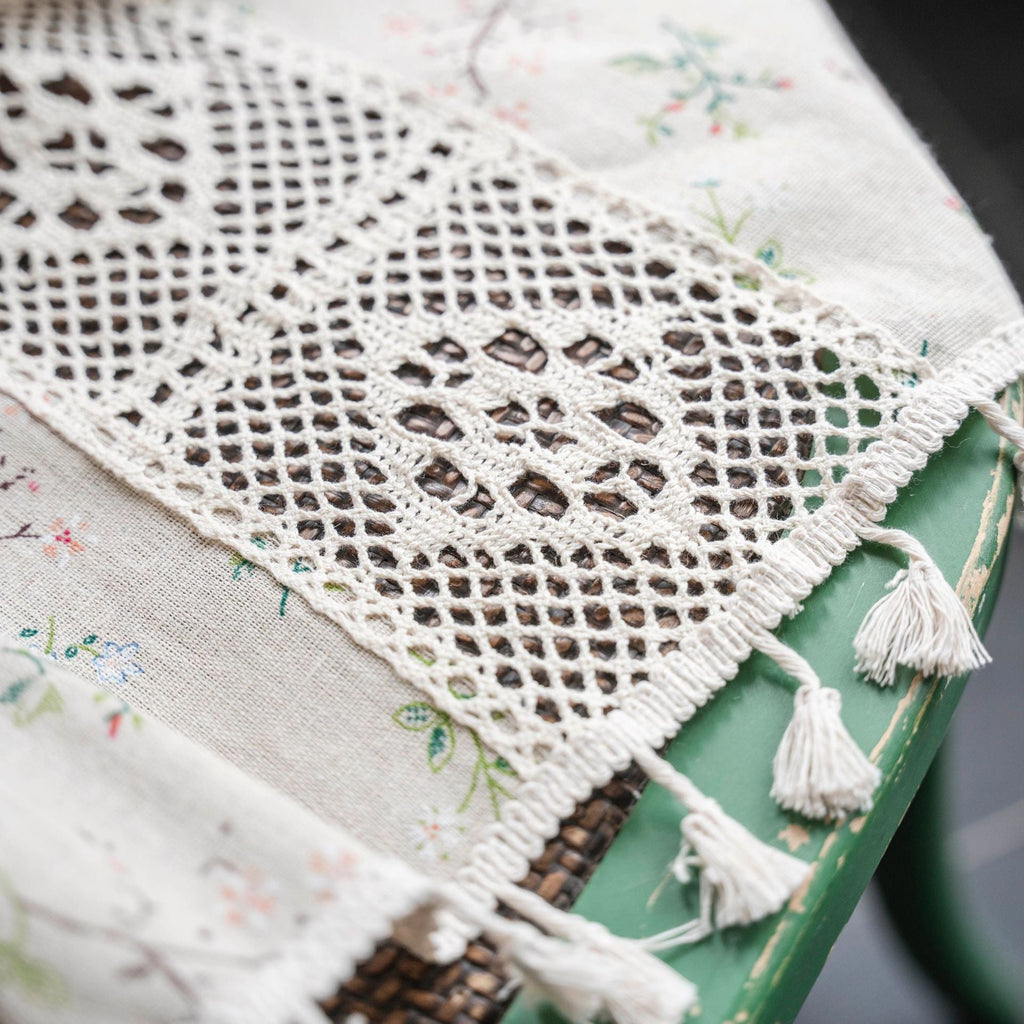 Wild Floral Lace Curtain