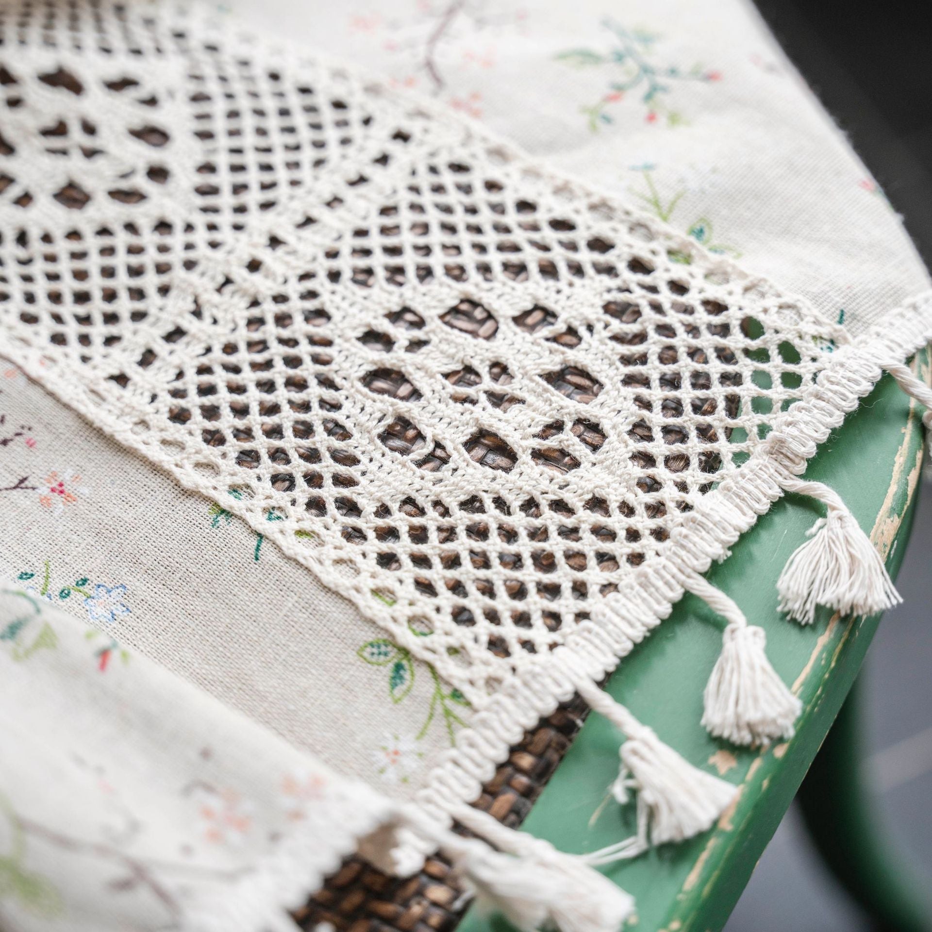 Wild Floral Lace Curtain