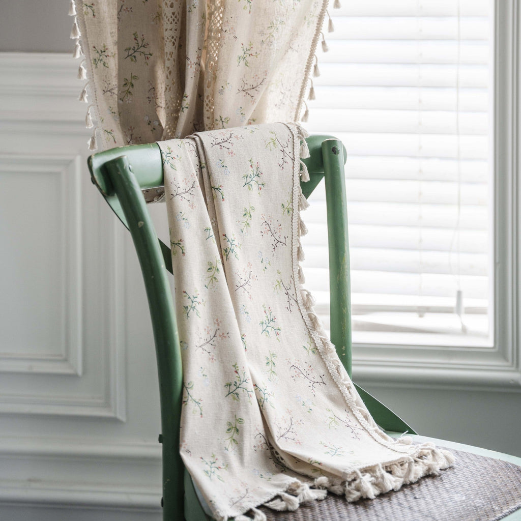 Wild Floral Lace Curtain