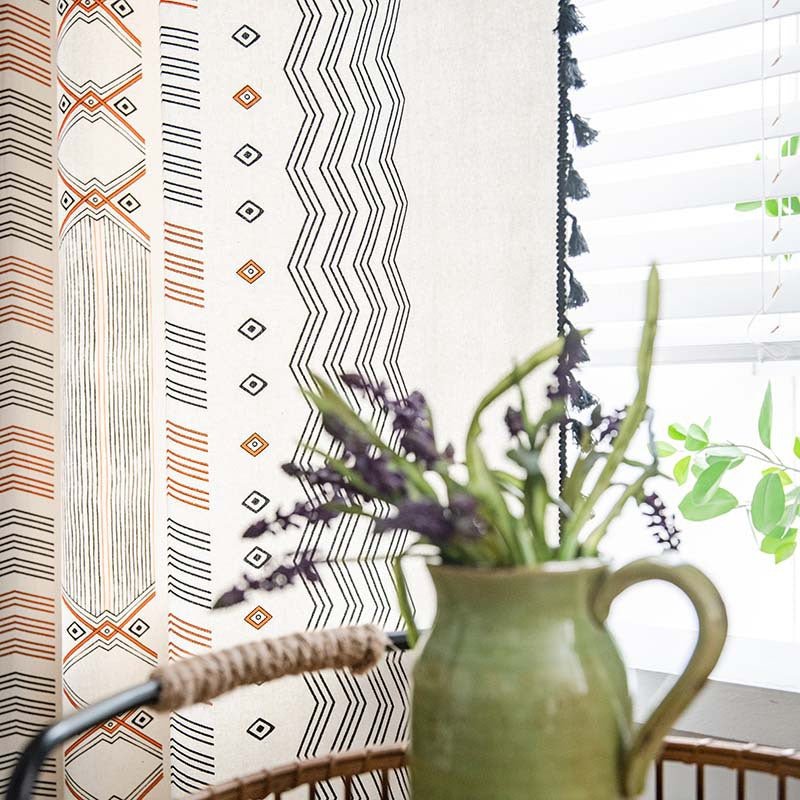 Wild Geometry Curtain