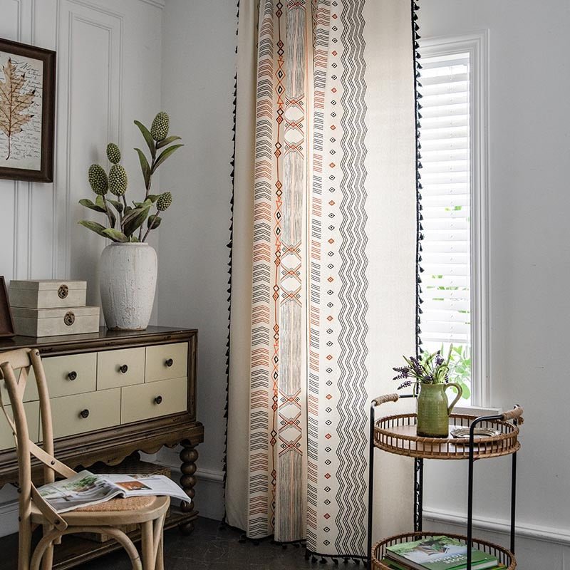 Wild Geometry Curtain