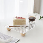 Wind Wooden Feet Acrylic Corrugated Tray