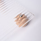 Wind Wooden Feet Acrylic Corrugated Tray