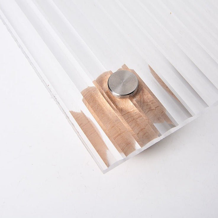 Wind Wooden Feet Acrylic Corrugated Tray