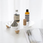 Wind Wooden Feet Acrylic Corrugated Tray