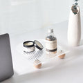 Wind Wooden Feet Acrylic Corrugated Tray