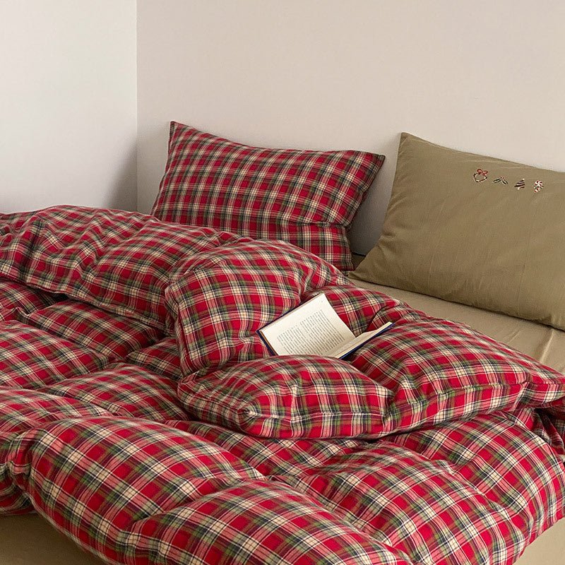 Winter Plaid Wonder Bedding