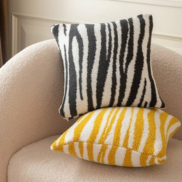 Zebra Boucle Cushion Set - FINAL SALE