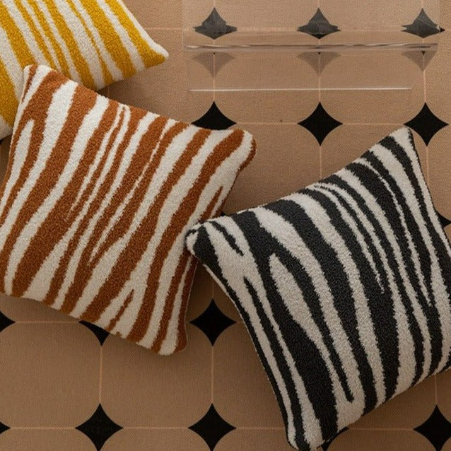 Zebra Boucle Cushion Set - FINAL SALE